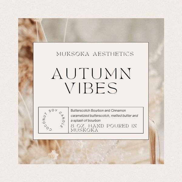 LOCAL: Muskoka Made Coconut Soy Candles - 8oz