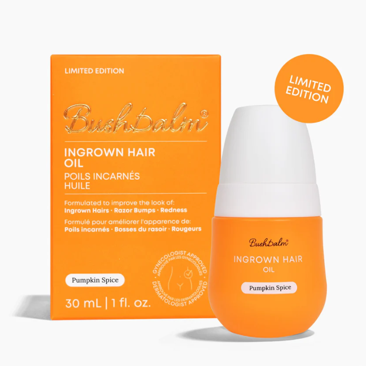 BushBalm Ingrown Hair Oil - Pumpkin Spice (Limited Edition)
