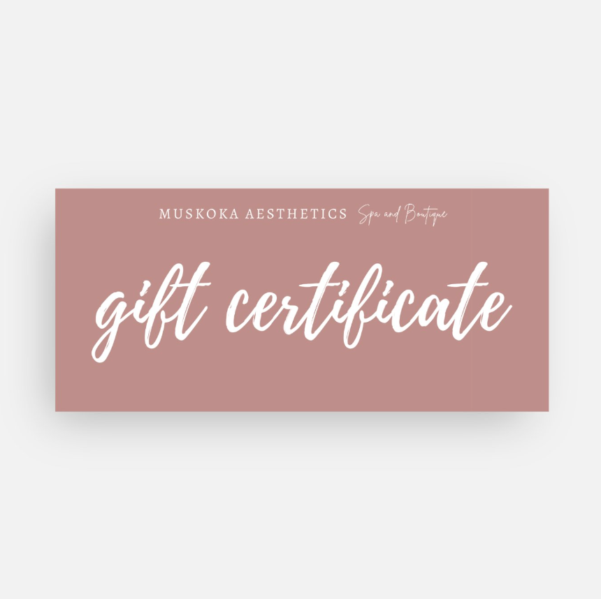 Muskoka Aesthetics Gift Card
