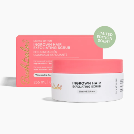 BushBalm - Watermelon Sugar Ingrown Hair Exfoliating Scrub