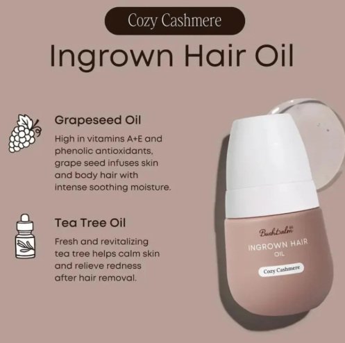 BushBalm Ingrown Hair Oil - Cozy Cashmere