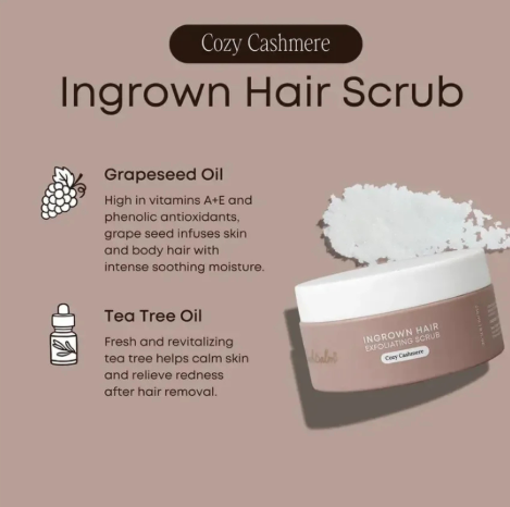 BushBalm - Cozy Cashmere Ingrown Hair Exfoliating Scrub