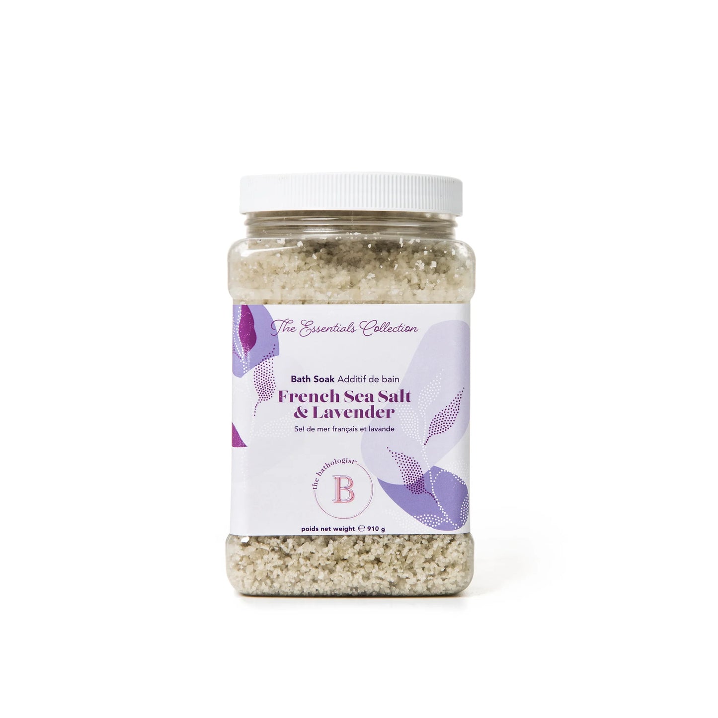 Bathologist Essentials 100% French Grey Sea Salt with Lavender